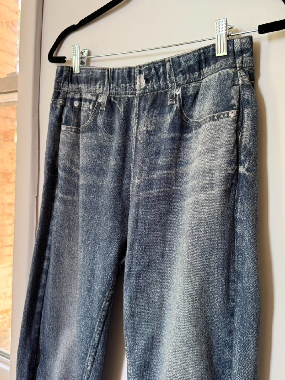 Rag & Bone Miramar Jogger Pants Sweatpant Jeans Blue Medium - Picture 3 of 12